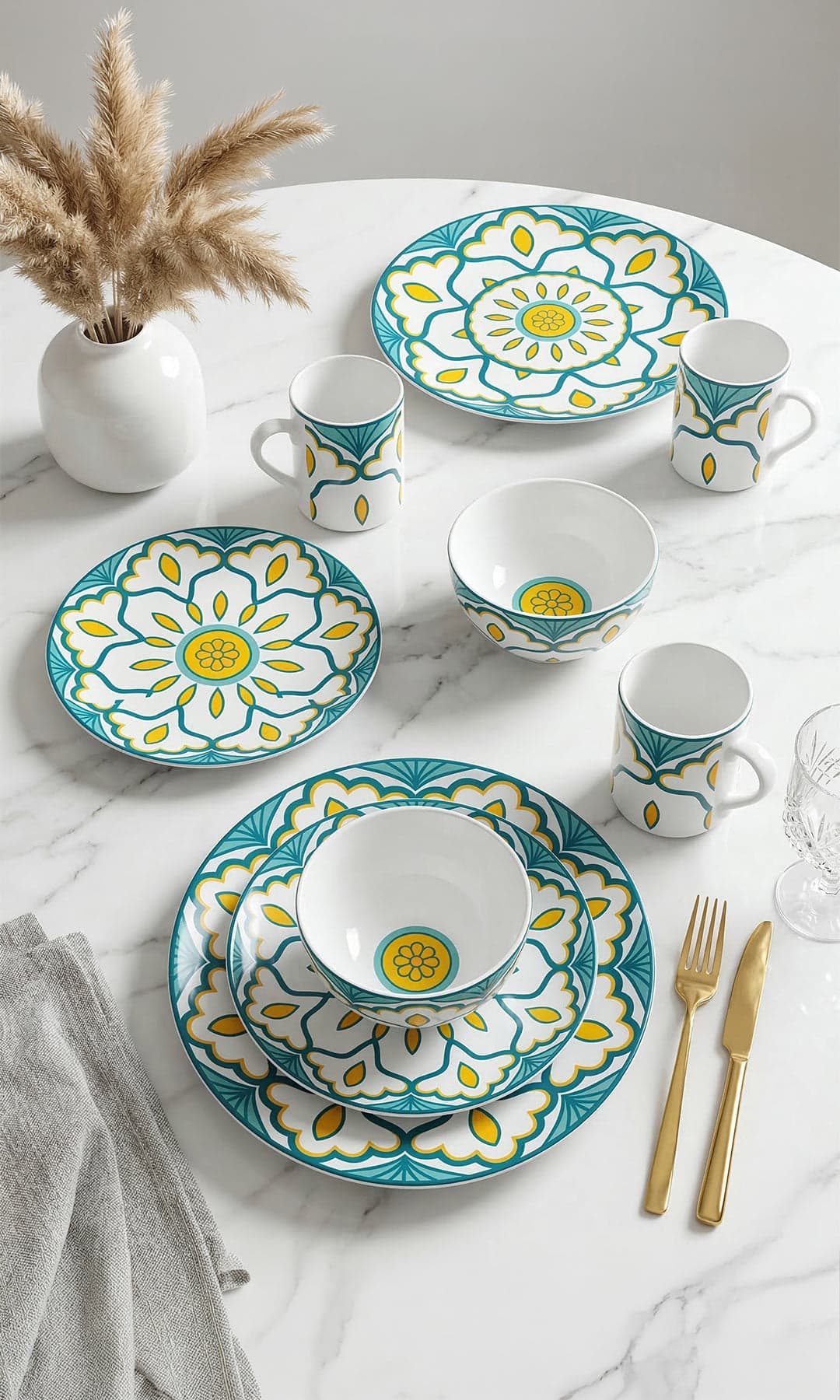 Summer Bloom Dinner Set - Image 4